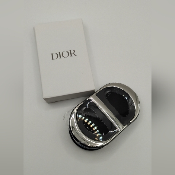 Dior Accessories - Dior Sleek Black and Silver Mirror Phone Stand BNIB